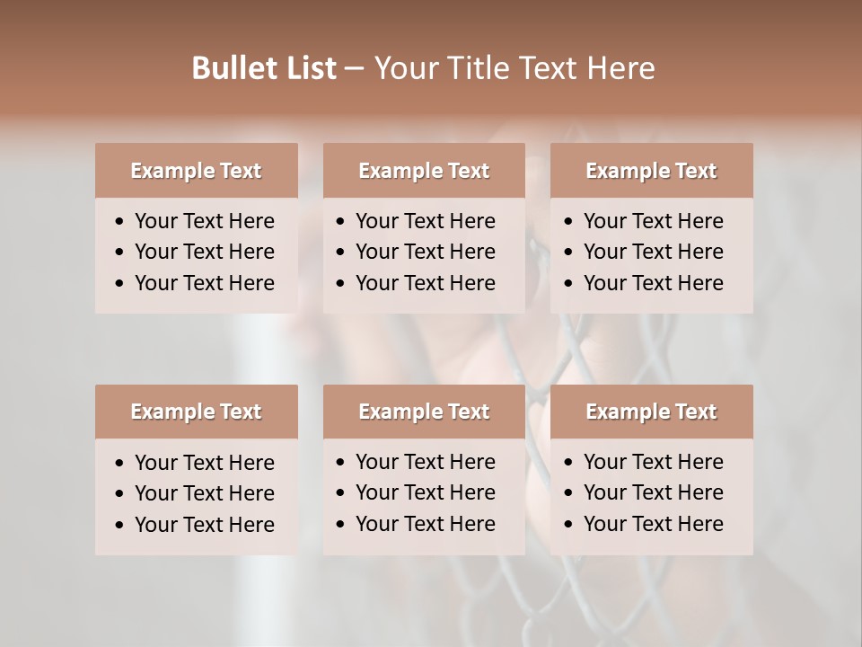 Fear Law Shadow PowerPoint Template