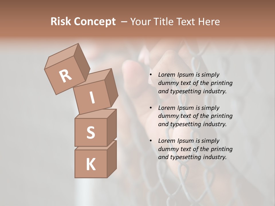 Fear Law Shadow PowerPoint Template