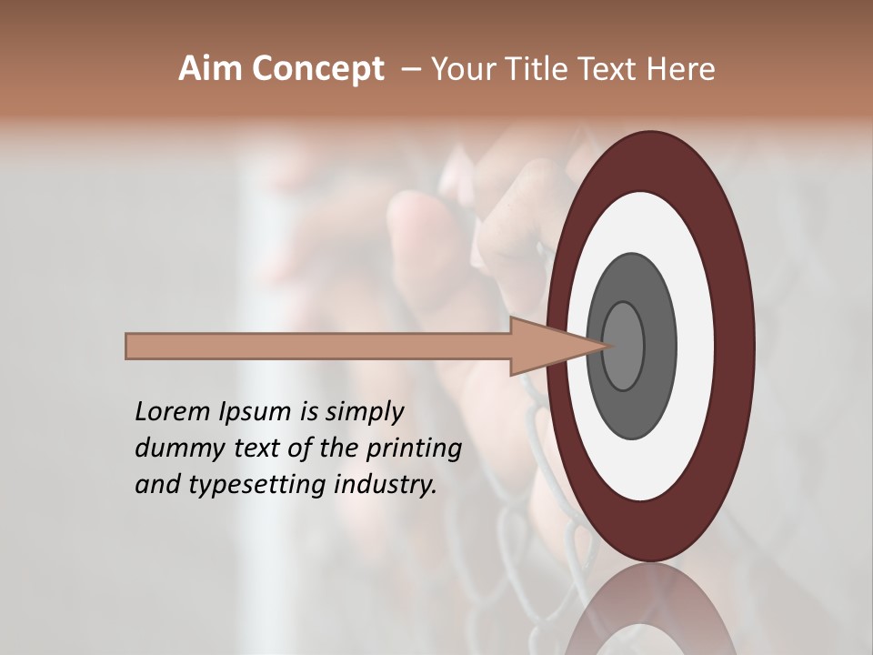 Fear Law Shadow PowerPoint Template
