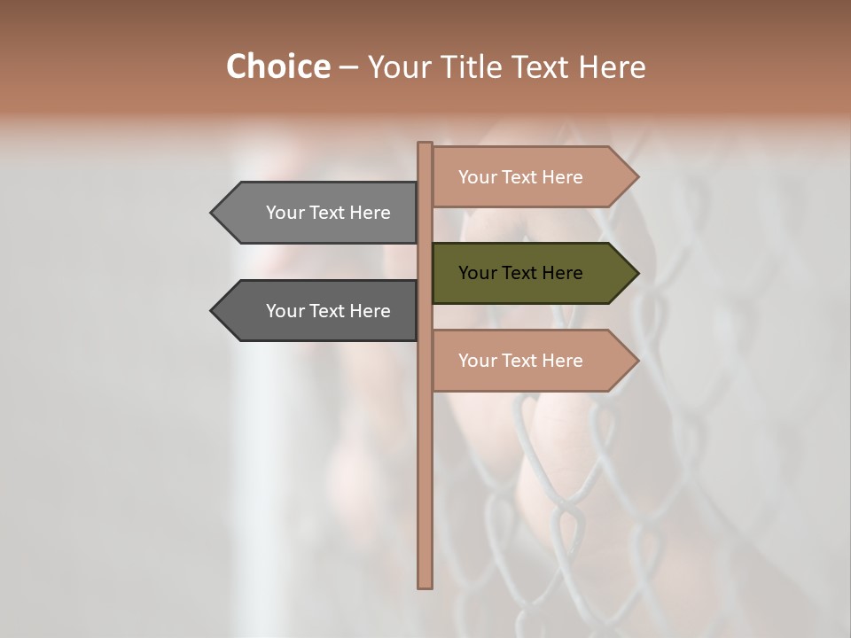 Fear Law Shadow PowerPoint Template