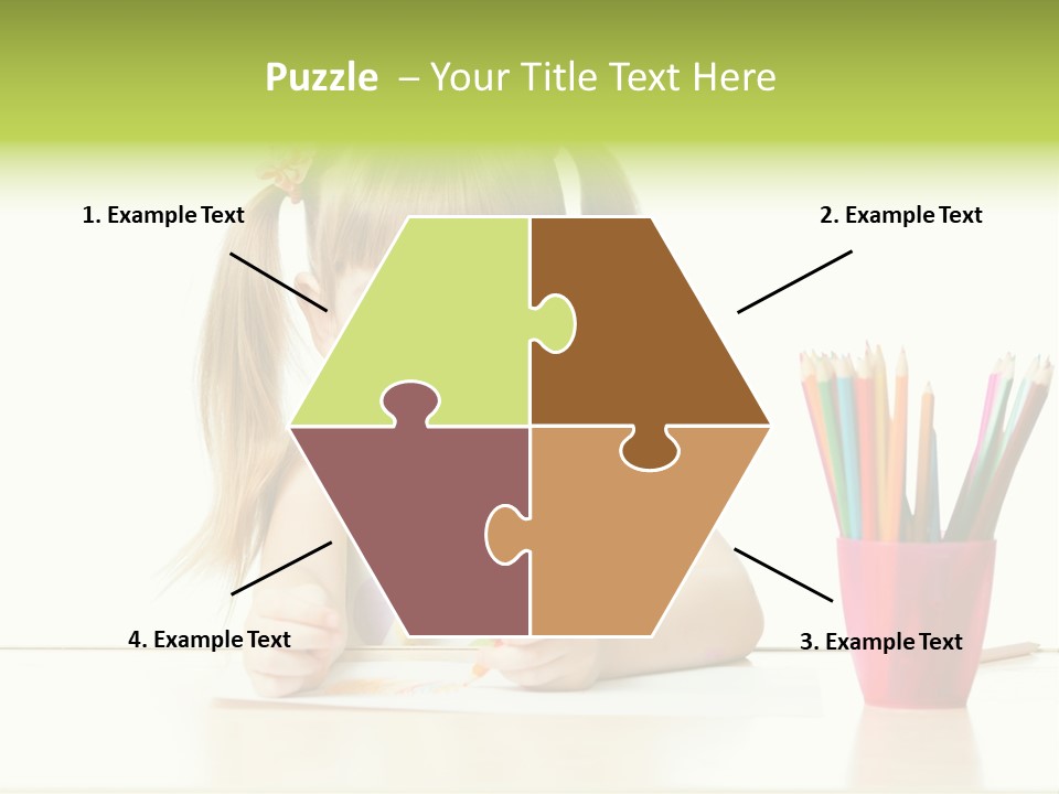 Childhood Preschool Crayon PowerPoint Template