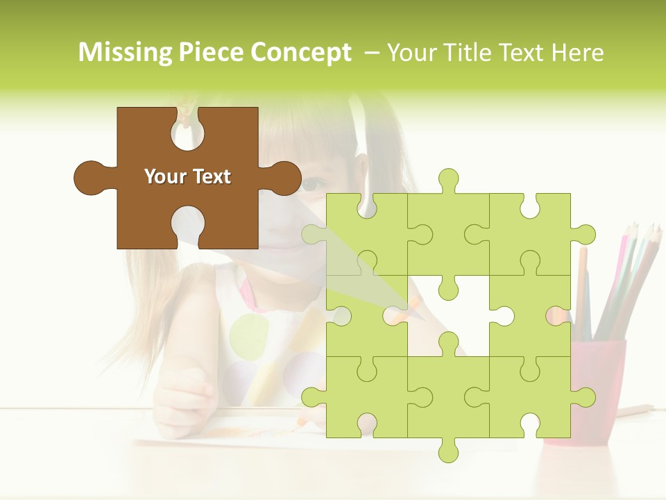 Childhood Preschool Crayon PowerPoint Template