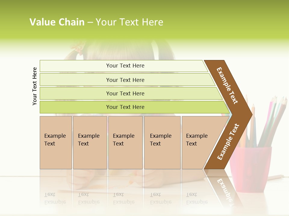 Childhood Preschool Crayon PowerPoint Template