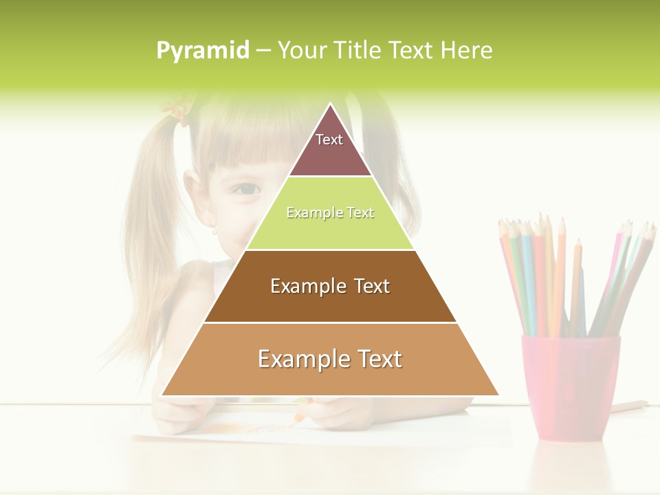 Childhood Preschool Crayon PowerPoint Template