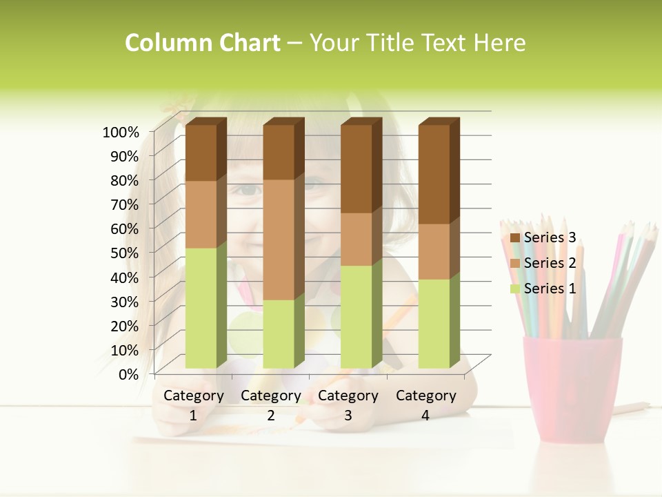 Childhood Preschool Crayon PowerPoint Template