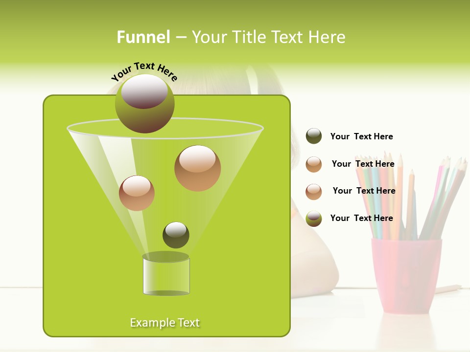 Childhood Preschool Crayon PowerPoint Template