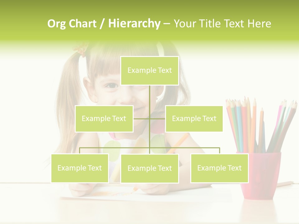 Childhood Preschool Crayon PowerPoint Template