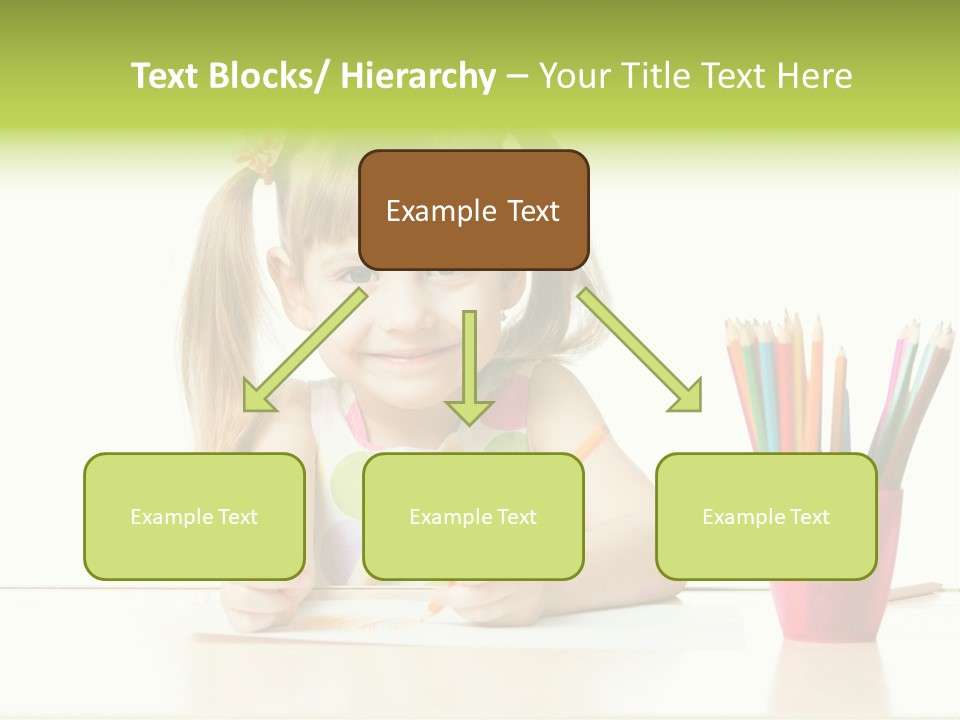 Childhood Preschool Crayon PowerPoint Template