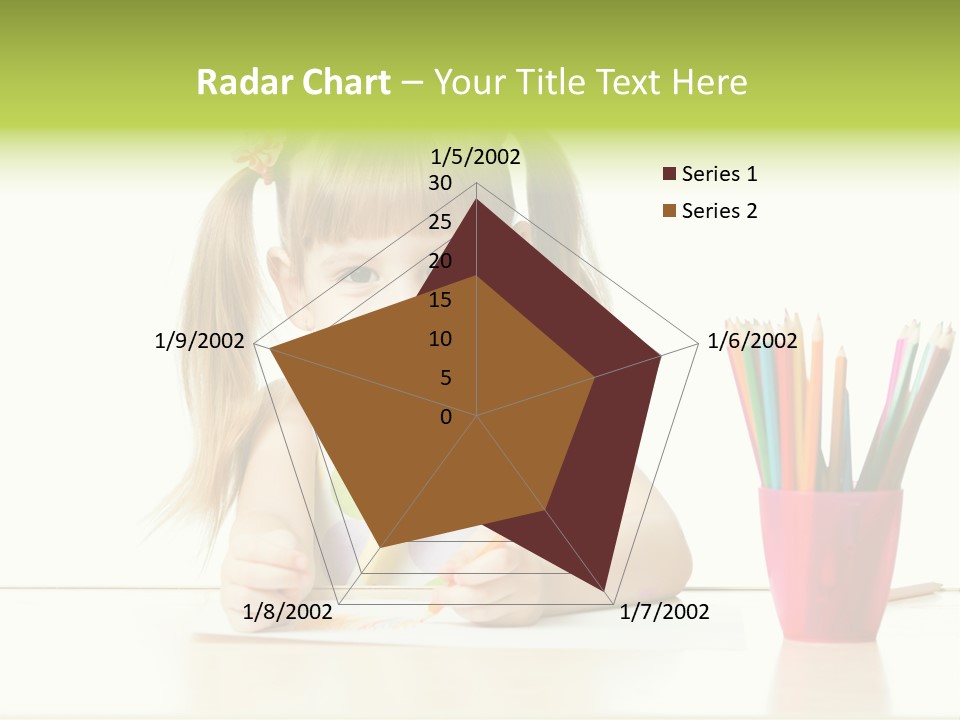 Childhood Preschool Crayon PowerPoint Template