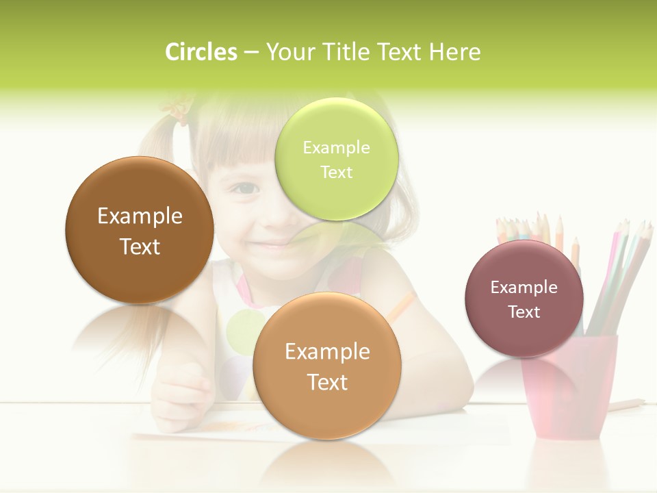 Childhood Preschool Crayon PowerPoint Template