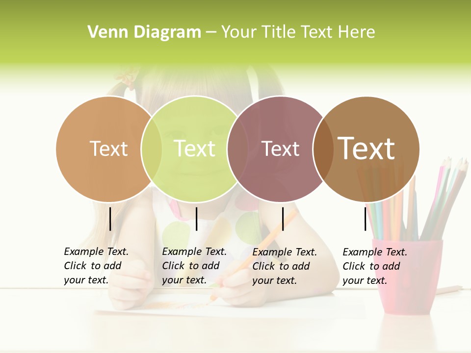 Childhood Preschool Crayon PowerPoint Template