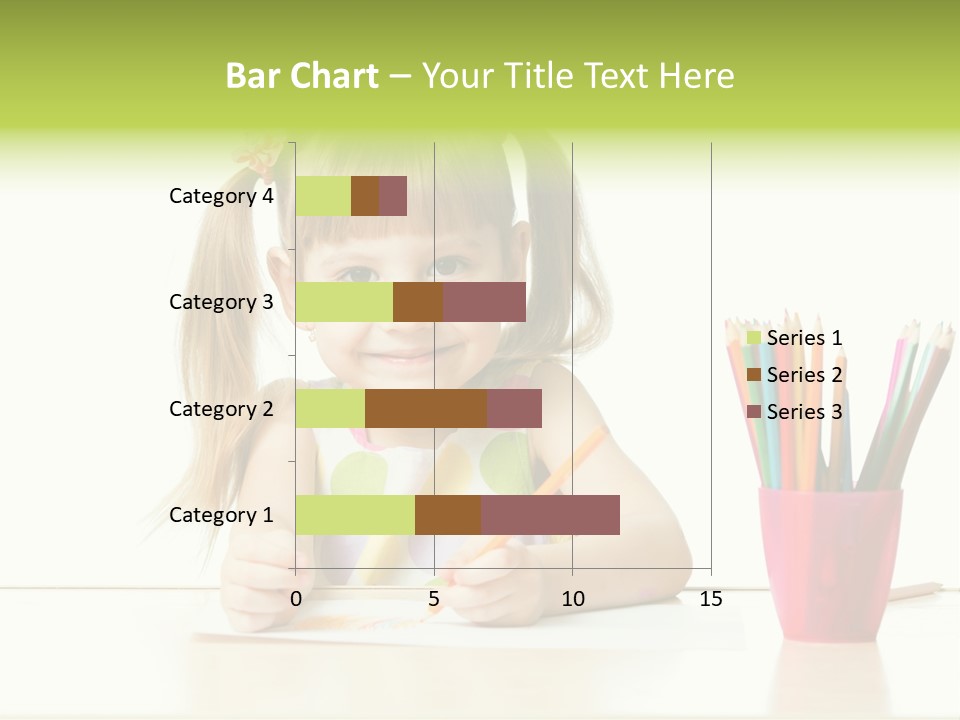Childhood Preschool Crayon PowerPoint Template