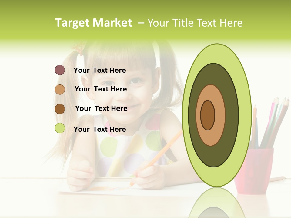Childhood Preschool Crayon PowerPoint Template