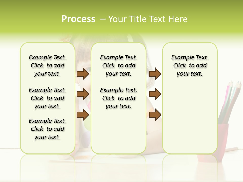 Childhood Preschool Crayon PowerPoint Template