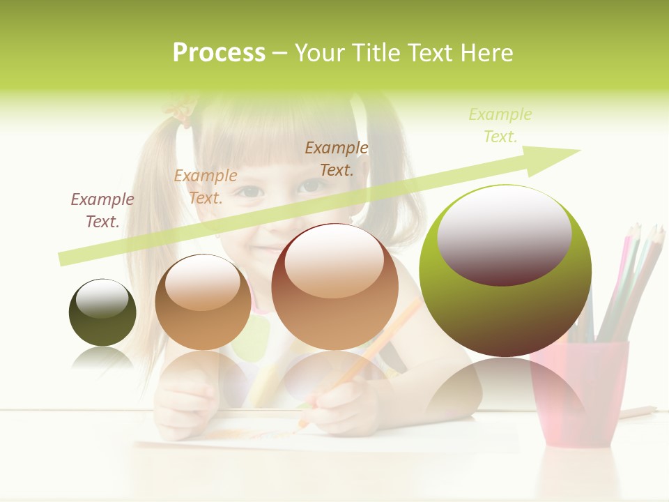 Childhood Preschool Crayon PowerPoint Template