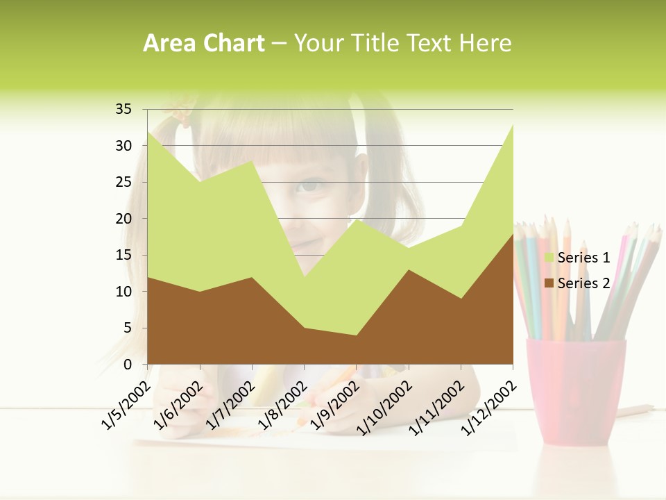 Childhood Preschool Crayon PowerPoint Template