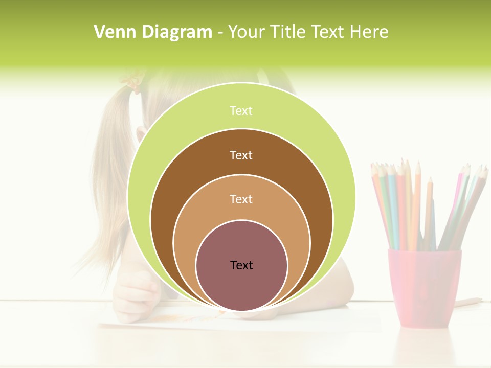 Childhood Preschool Crayon PowerPoint Template