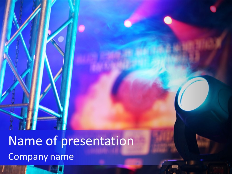 Entertainment Concert Art PowerPoint Template