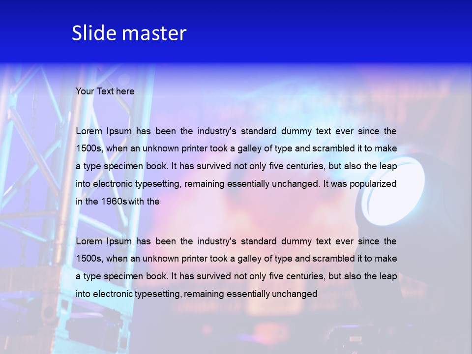 Entertainment Concert Art PowerPoint Template