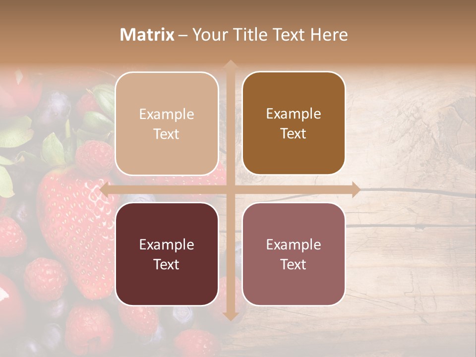 Care Wooden Mixed PowerPoint Template