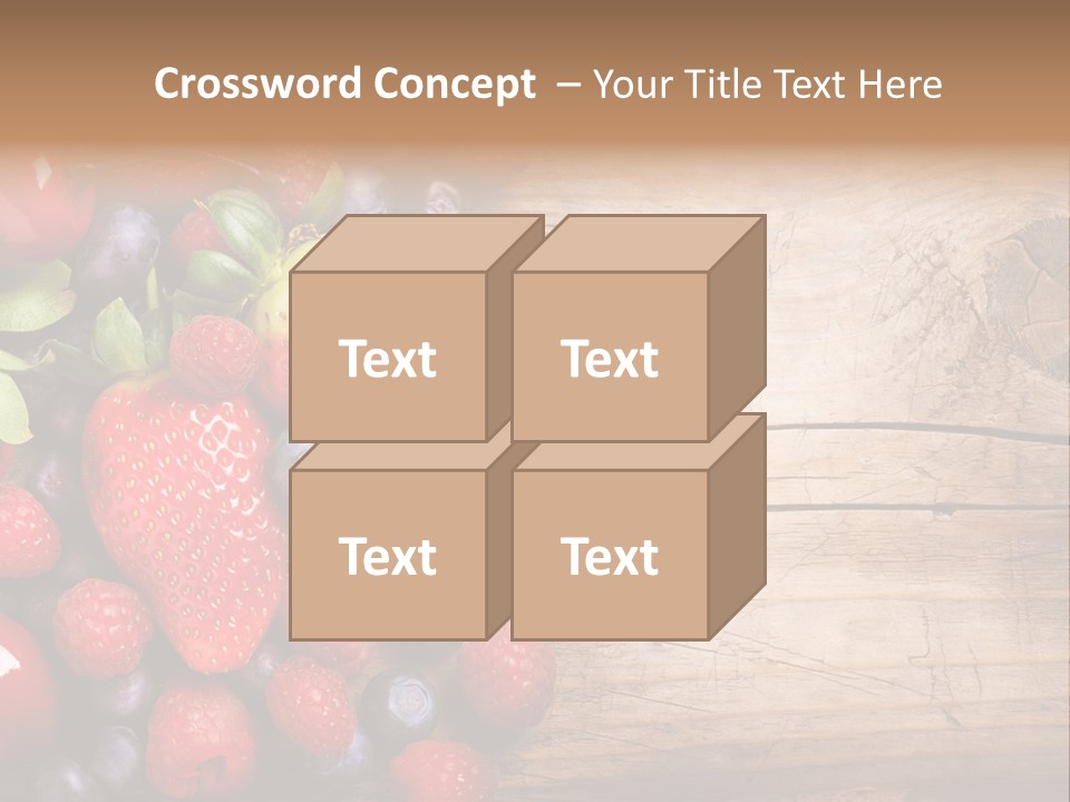 Care Wooden Mixed PowerPoint Template