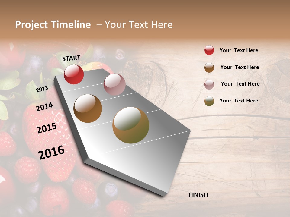 Care Wooden Mixed PowerPoint Template