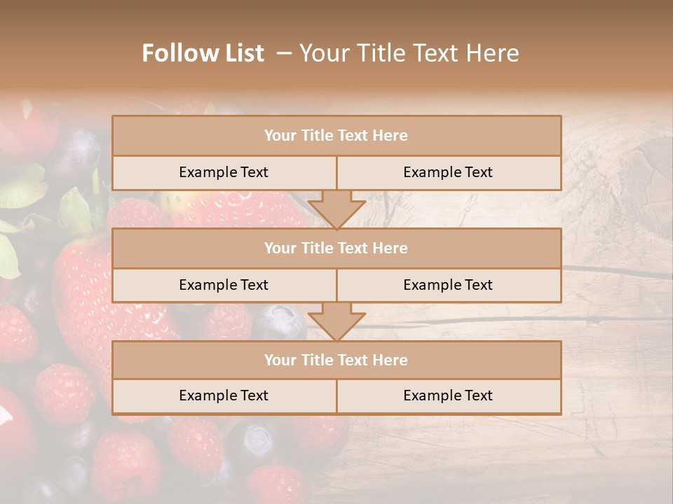 Care Wooden Mixed PowerPoint Template