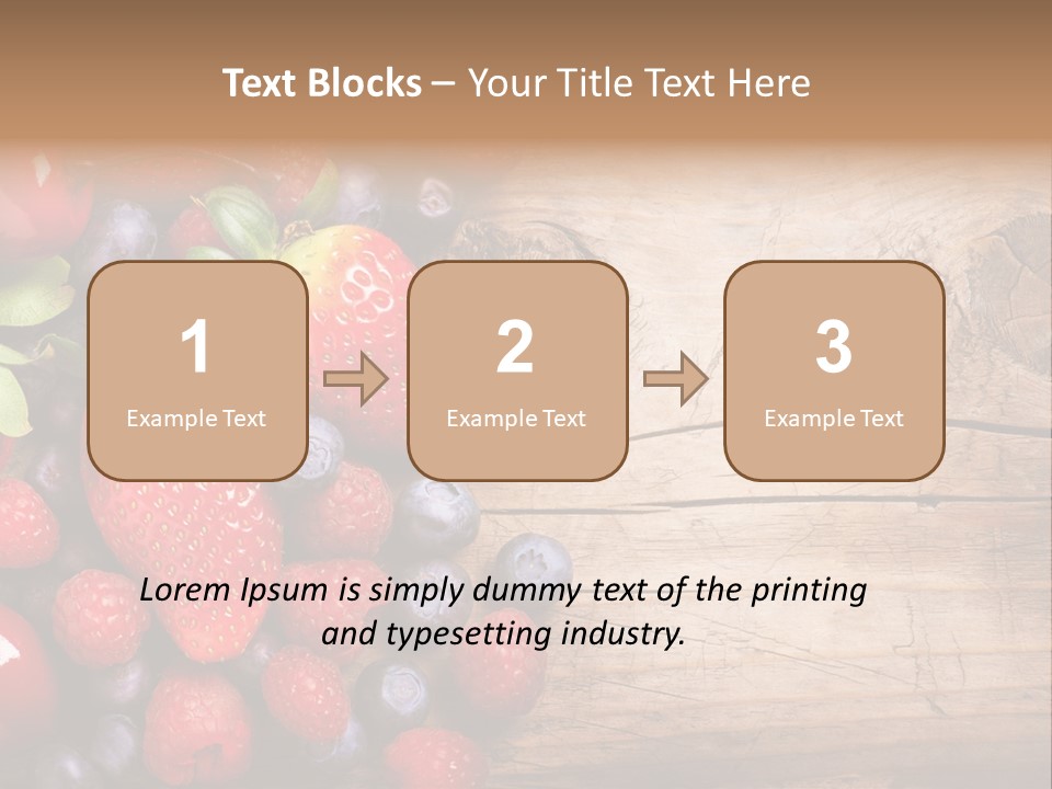 Care Wooden Mixed PowerPoint Template