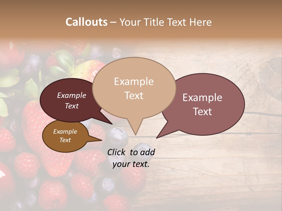 Care Wooden Mixed PowerPoint Template