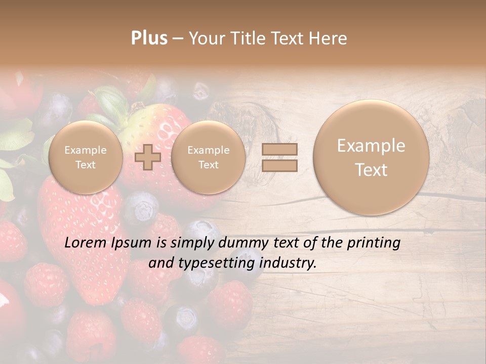 Care Wooden Mixed PowerPoint Template