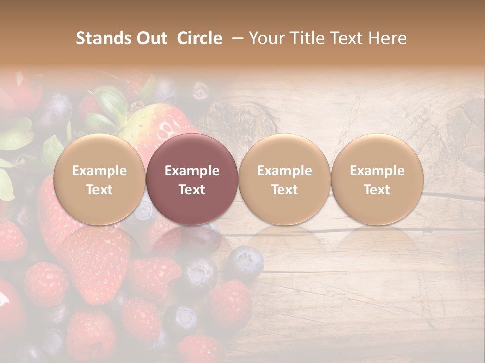 Care Wooden Mixed PowerPoint Template