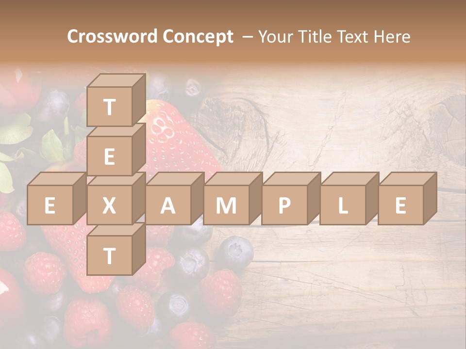 Care Wooden Mixed PowerPoint Template