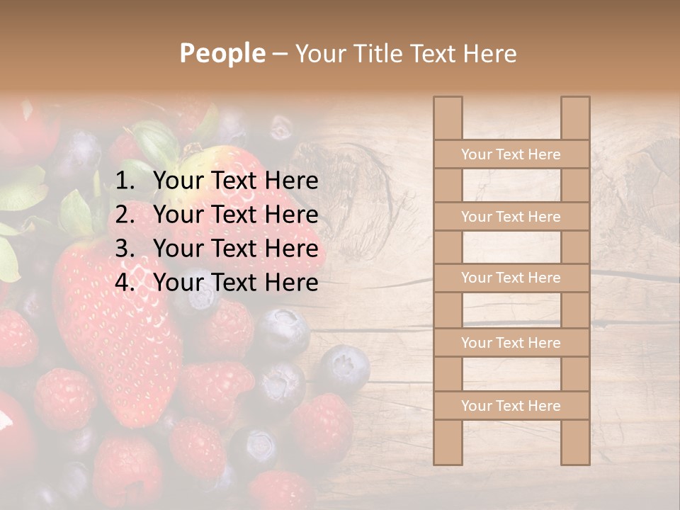 Care Wooden Mixed PowerPoint Template