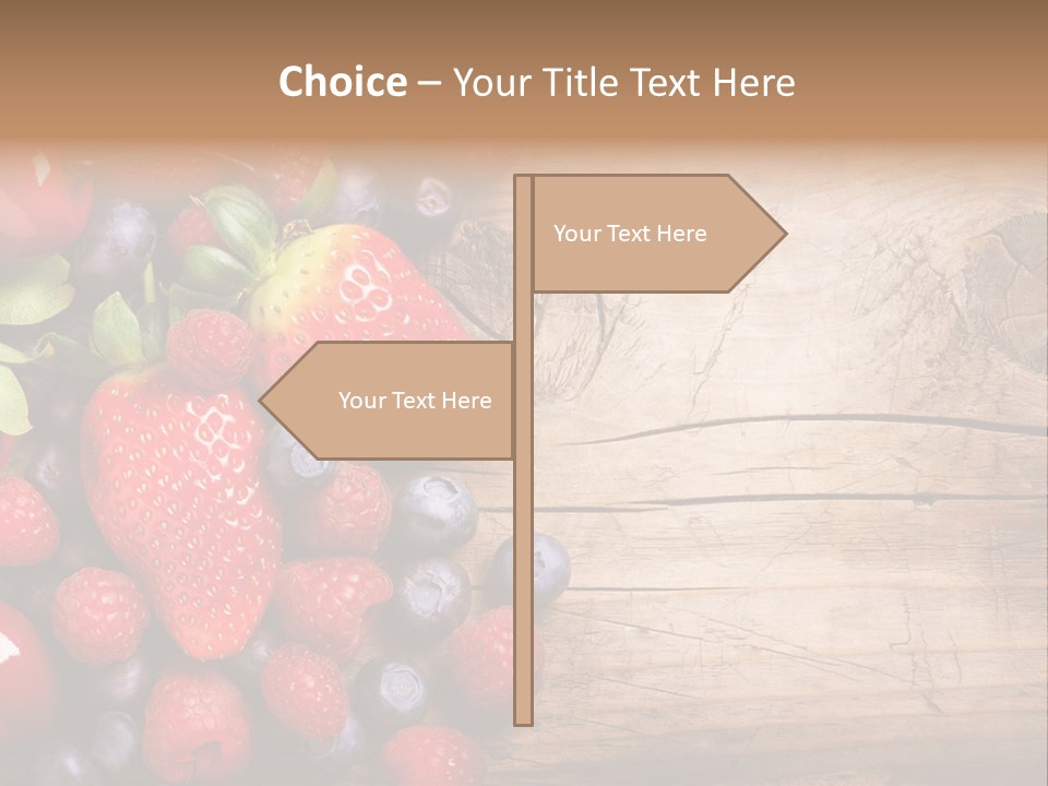 Care Wooden Mixed PowerPoint Template