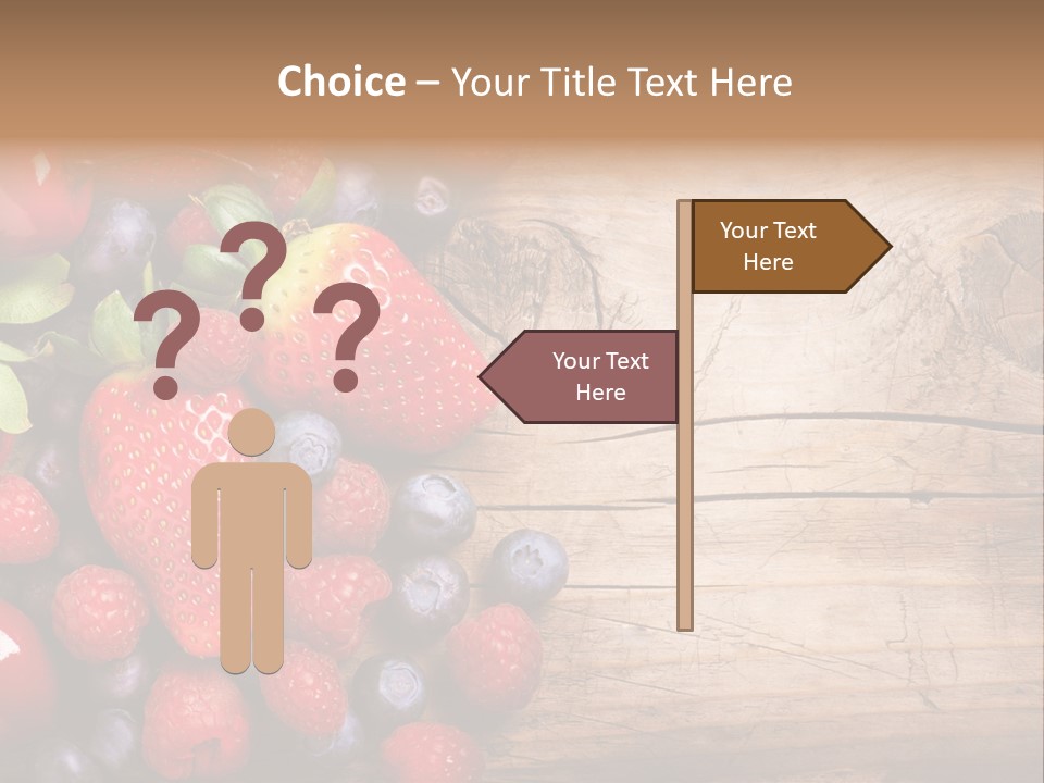 Care Wooden Mixed PowerPoint Template