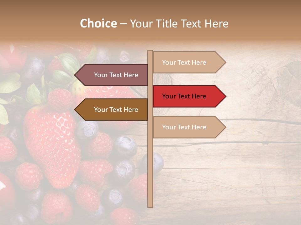 Care Wooden Mixed PowerPoint Template