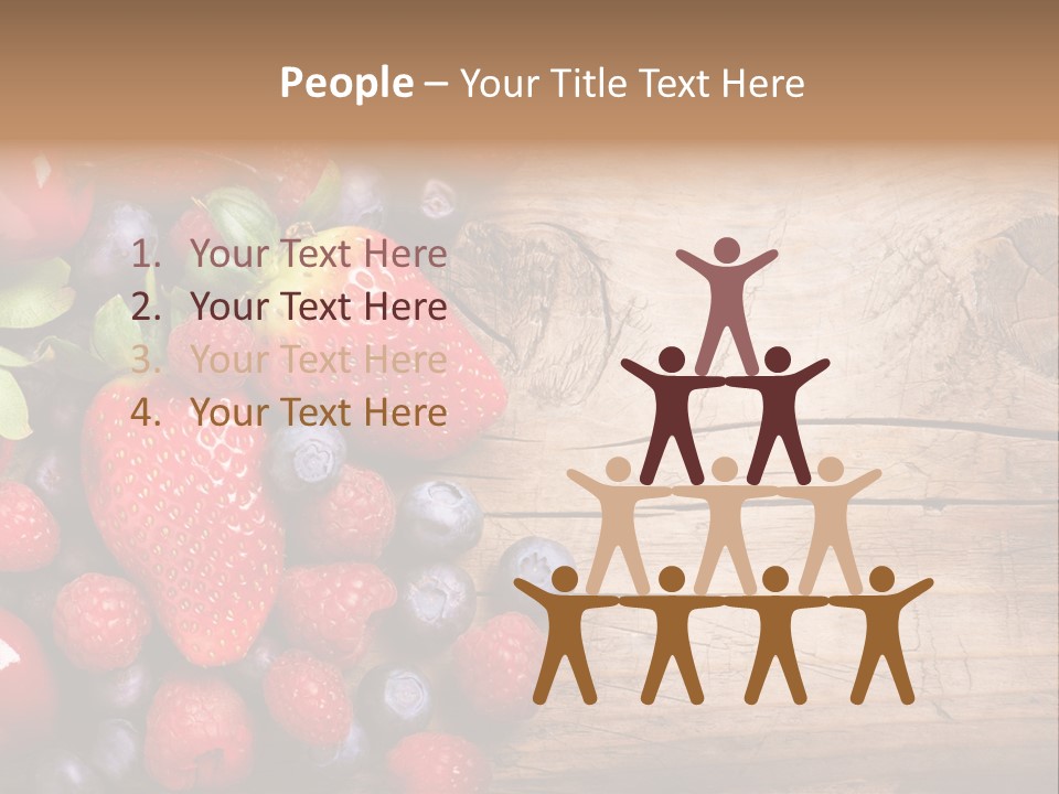 Care Wooden Mixed PowerPoint Template