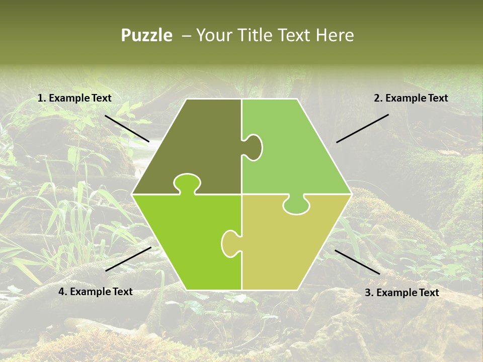 Wet Hike Woods PowerPoint Template