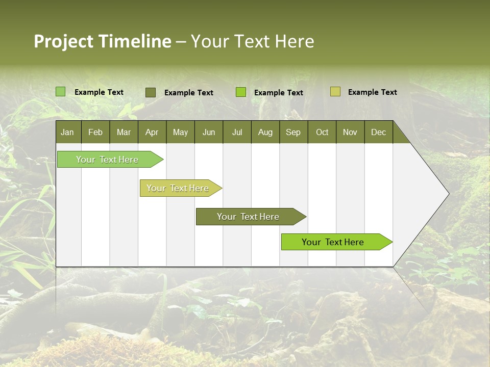 Wet Hike Woods PowerPoint Template