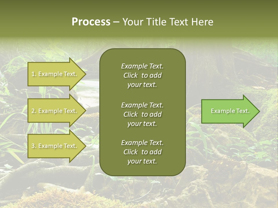 Wet Hike Woods PowerPoint Template