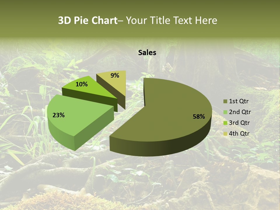 Wet Hike Woods PowerPoint Template