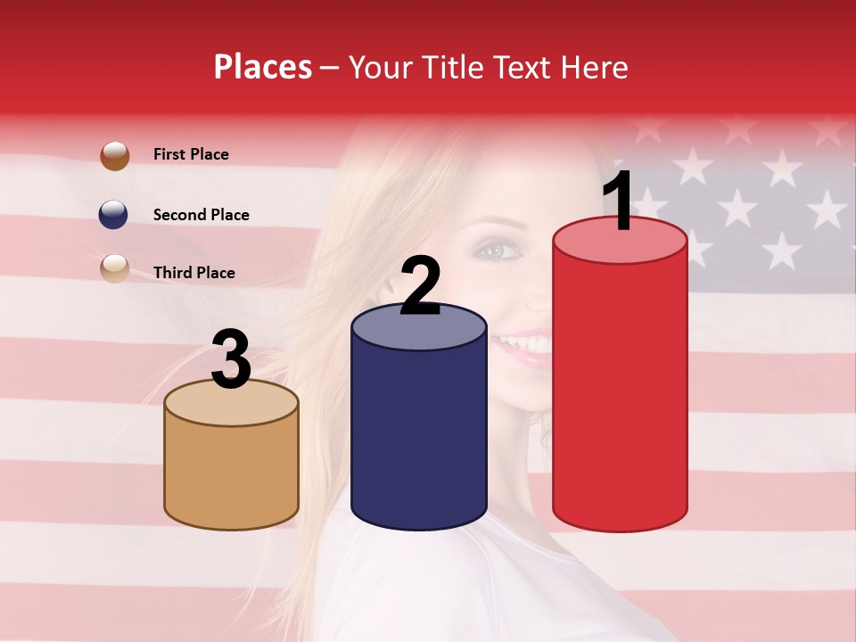 Adult Girl Emotions PowerPoint Template