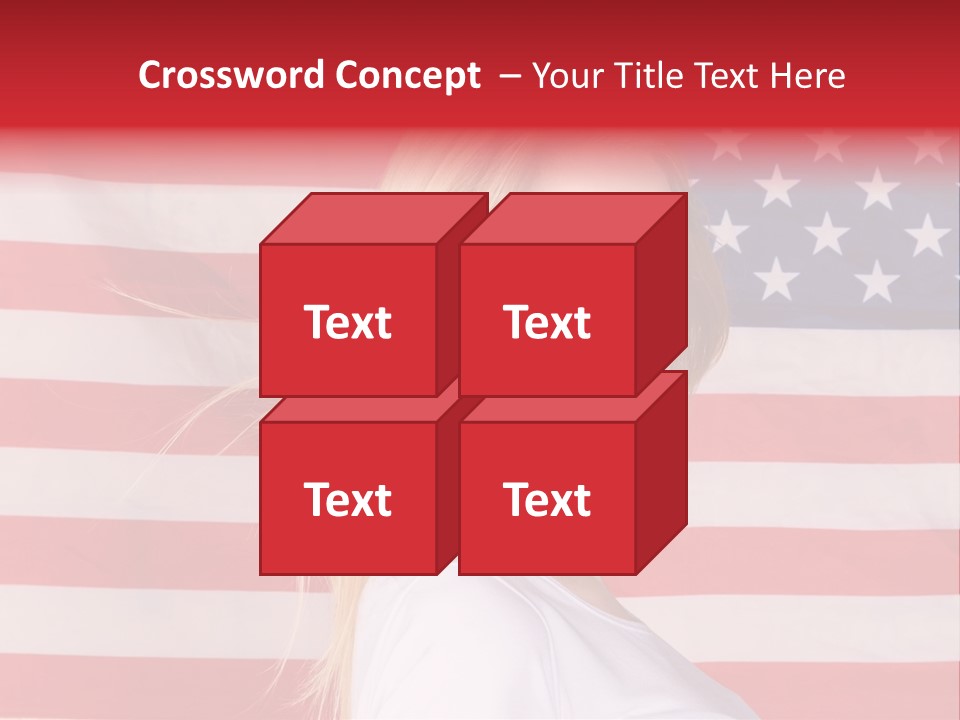 Adult Girl Emotions PowerPoint Template