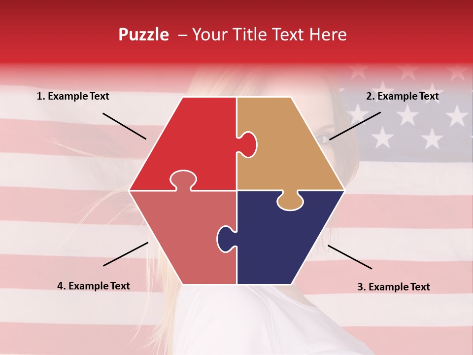 Adult Girl Emotions PowerPoint Template