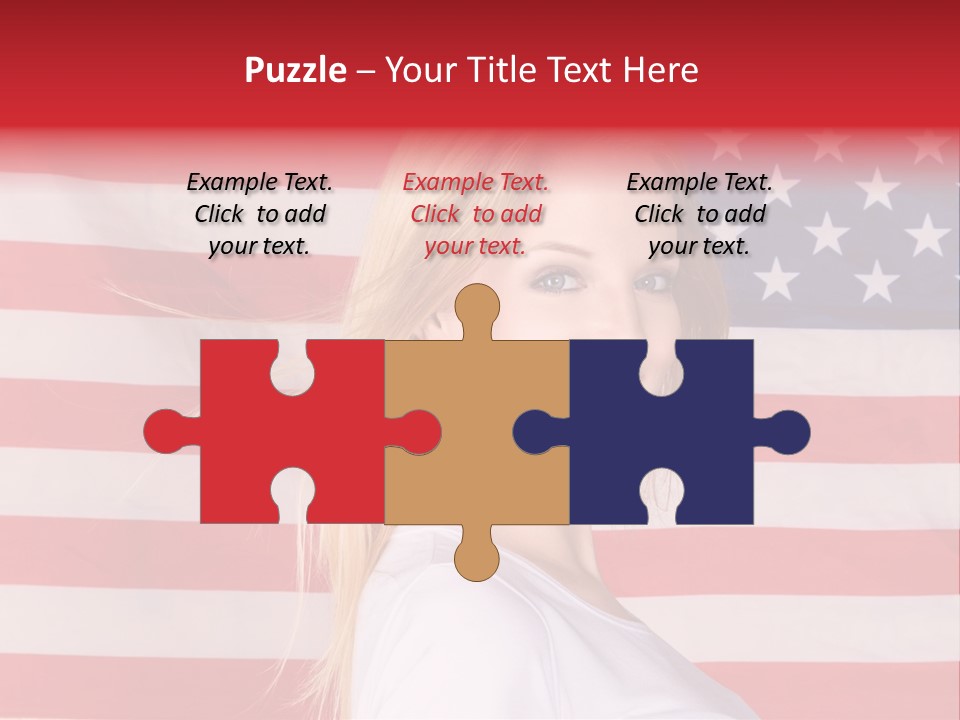 Adult Girl Emotions PowerPoint Template