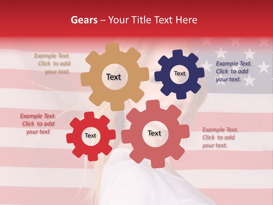 Adult Girl Emotions PowerPoint Template