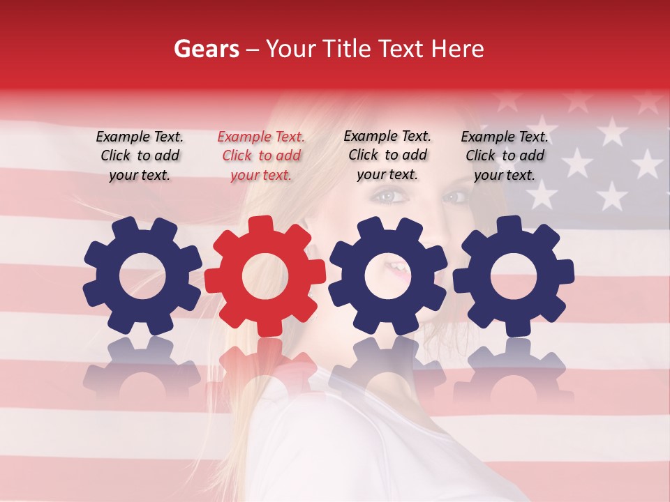 Adult Girl Emotions PowerPoint Template