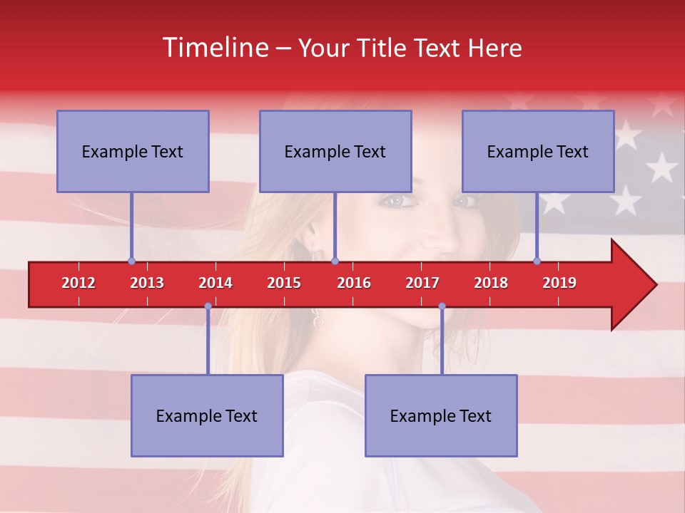 Adult Girl Emotions PowerPoint Template