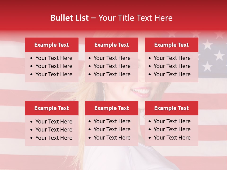 Adult Girl Emotions PowerPoint Template