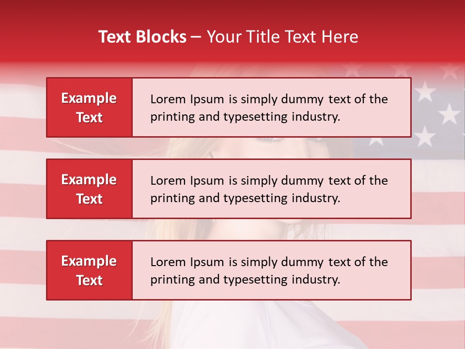 Adult Girl Emotions PowerPoint Template